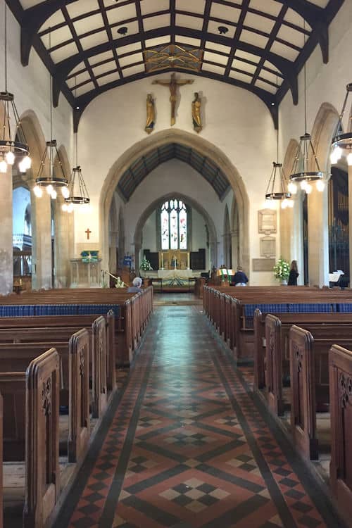 Inside the Parish Church of St. Marys