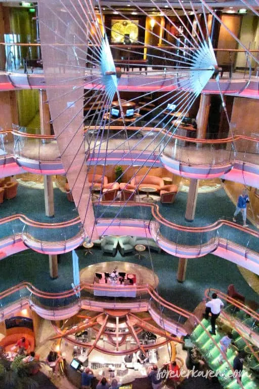 Radiance of the Seas lobby or Centrum