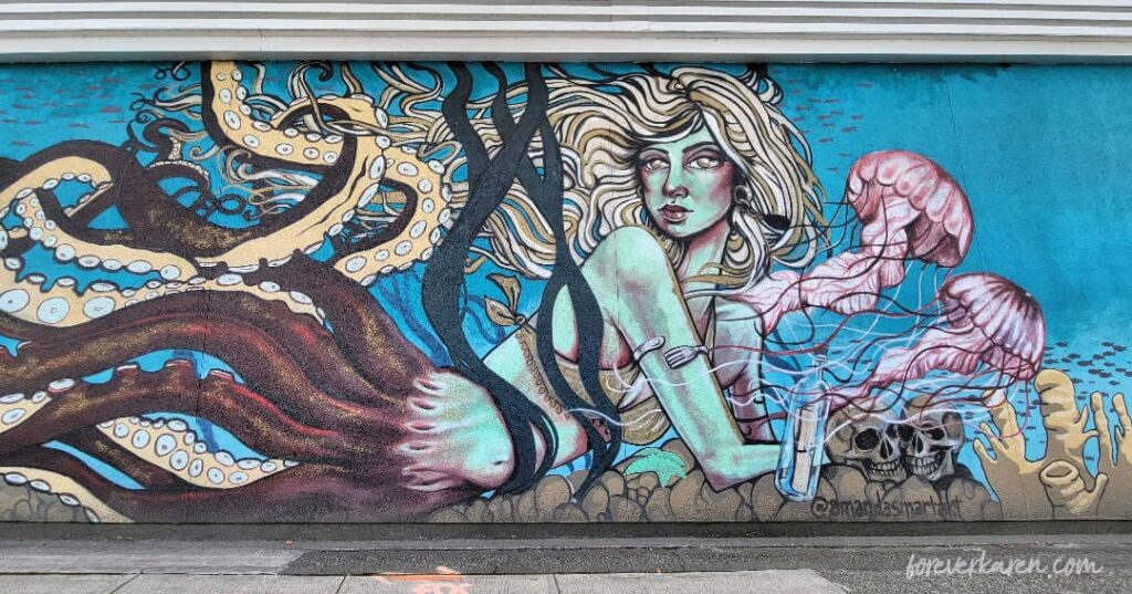Lady Mermaids mural