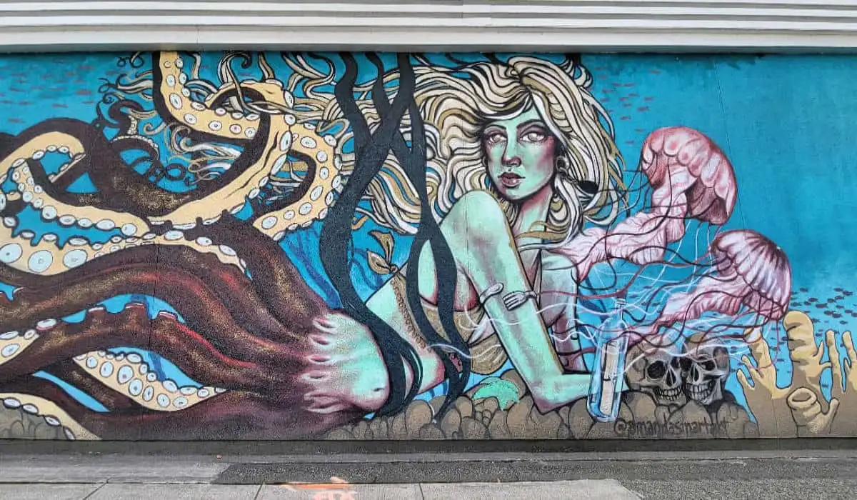 Lady Mermaids mural