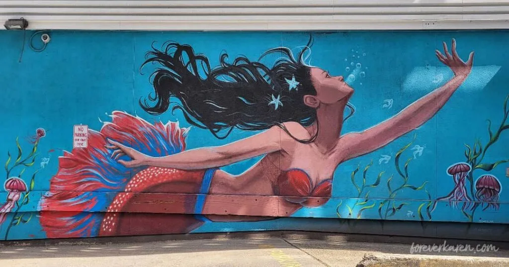 Lady Mermaids mural