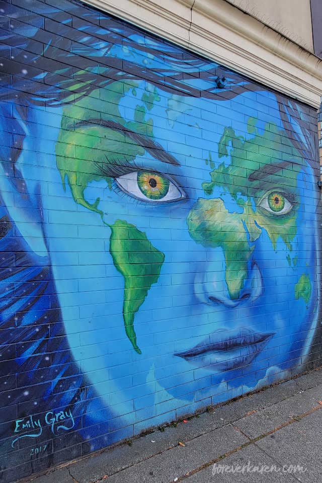 Mother Earth mural by Emily Gray