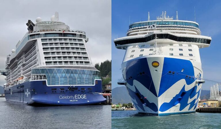 Celebrity Edge and Discovery Princess