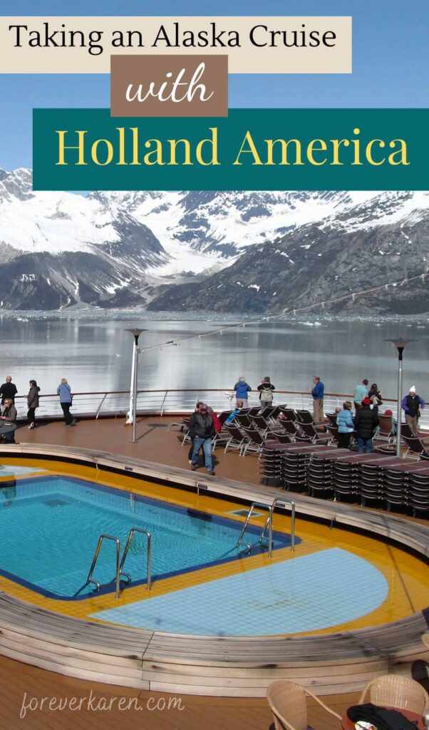 Holland America Volendam cruise ship in Glacier Bay National Park
