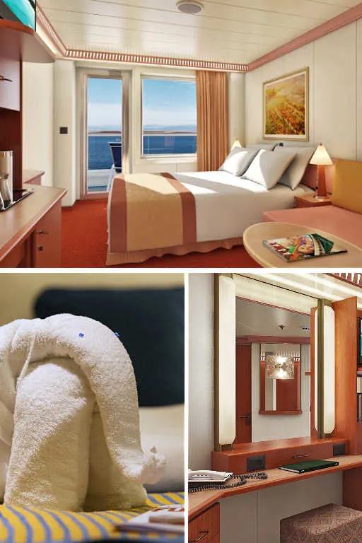 Carnival Glory balcony stateroom