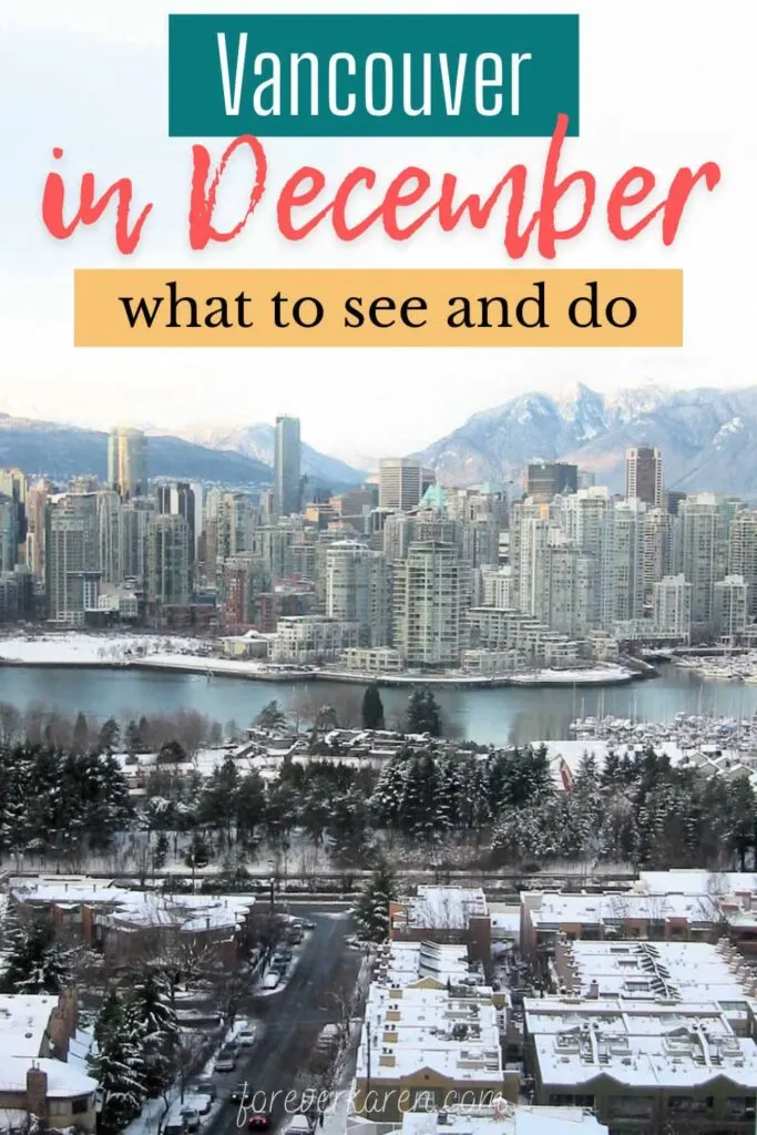 A visit to Vancouver in December allows for plenty of winter activities, even if you don’t ski. With a mild climate, visitors can enjoy outdoor Christmas markets, festive events, snowshoeing, tubing, and even see Santa underwater.