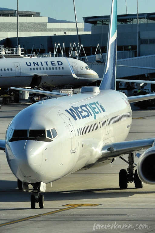 Westjet airplane
