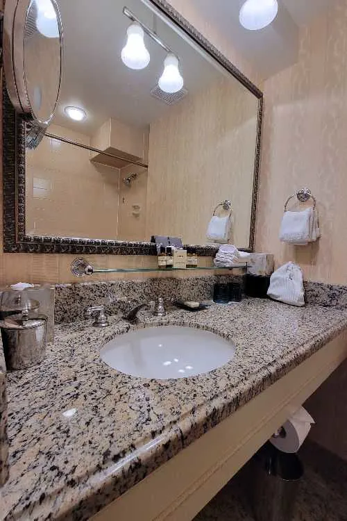 Our Banff Springs Hotel bathroom