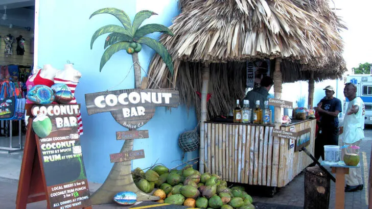 Coconut Bar In Belize