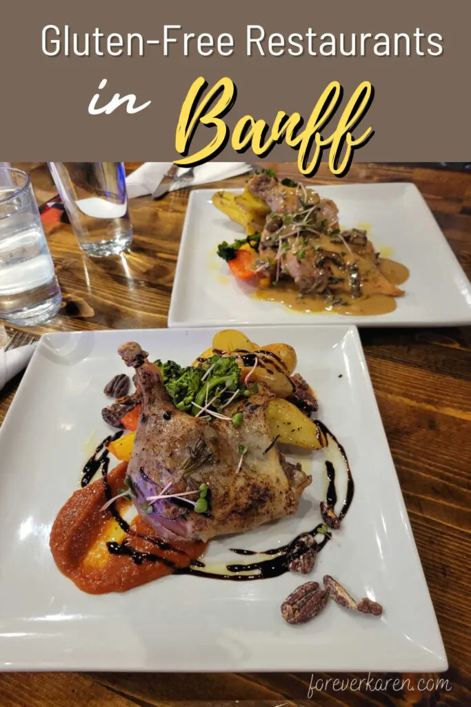 Gluten free meals at the Market Bistro in Canmore