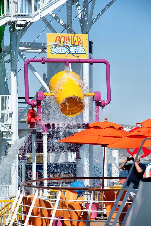 Carnival Waterworks offers hours of entertainment on the ship