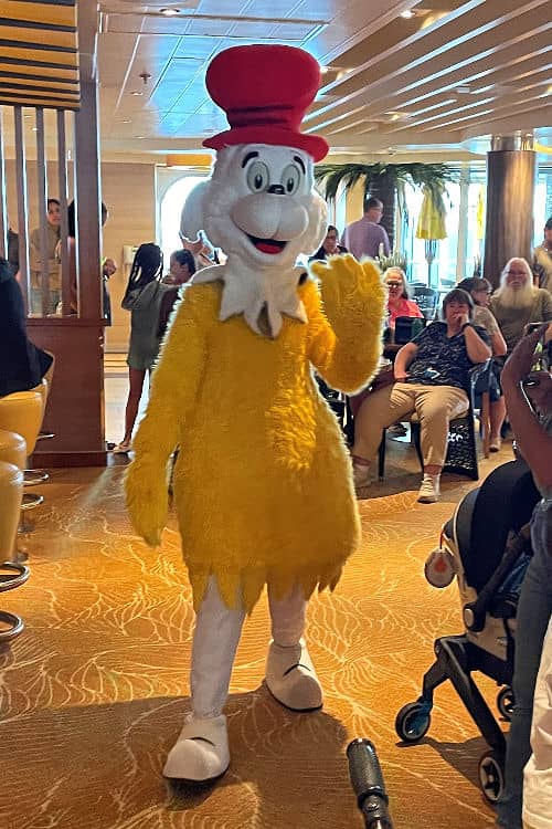 Cat in the hat from Suess at Sea