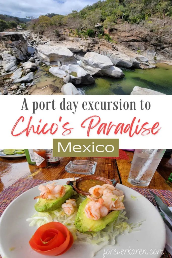 Chico's Paradise is a Puerto Vallarta restaurant, built on huge rocks, overlooking the Tuito River. Its charming outlook and authentic Mexican food attract visitors to enjoy a meal. Review my review of our 7-hour excursion to Chico’s Paradise and what we saw along the way.