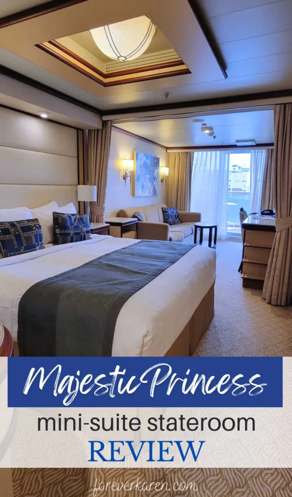 Our Majestic Princess mini-suite on the Caribe deck