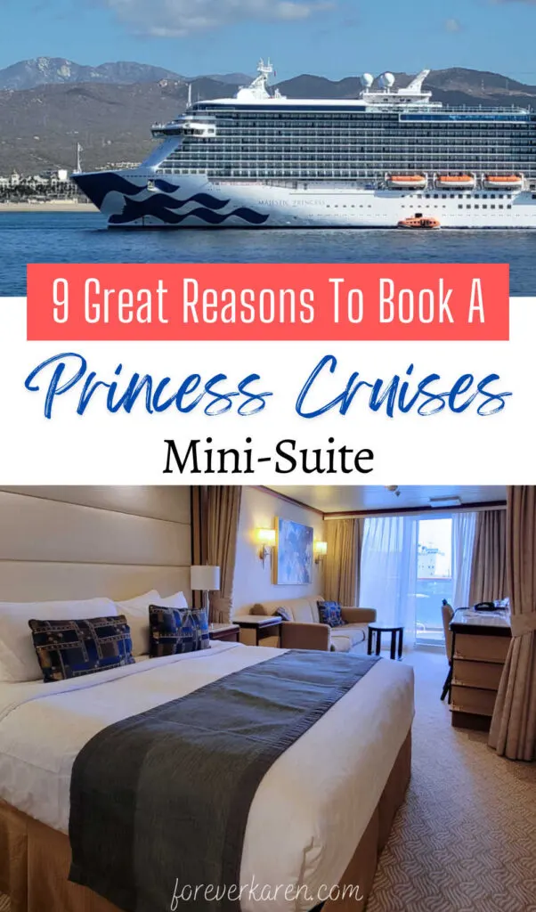 Majestic Princess cruise ship and mini-suite stateroom