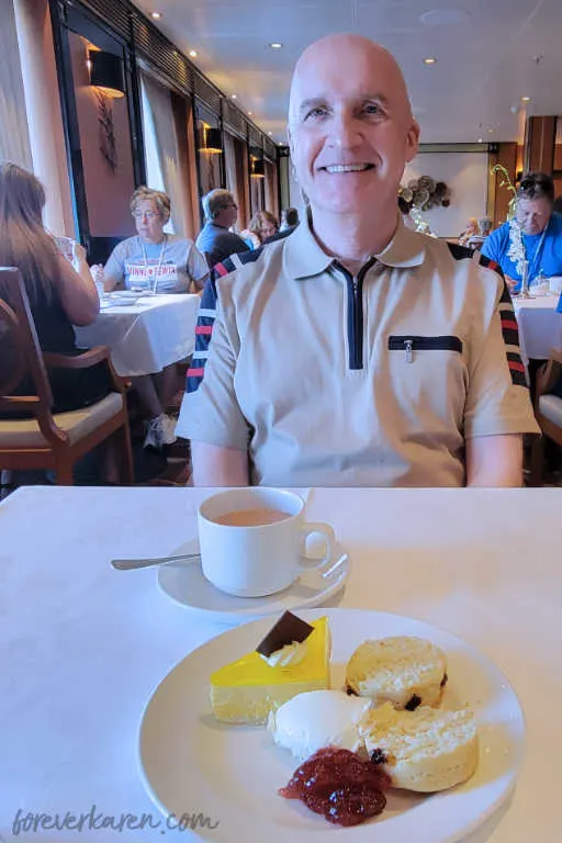 Princess Cruises afternoon tea