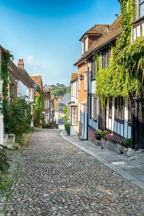 Rye cobblestone street