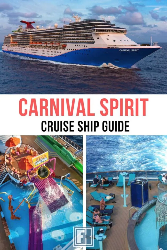 Carnival Spirit cruise ship, Waterworks and Serenity pool