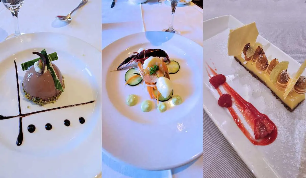 Majestic Princess selection of desserts
