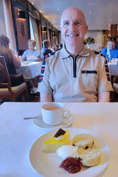 Princess Cruises scones with clotted cream
