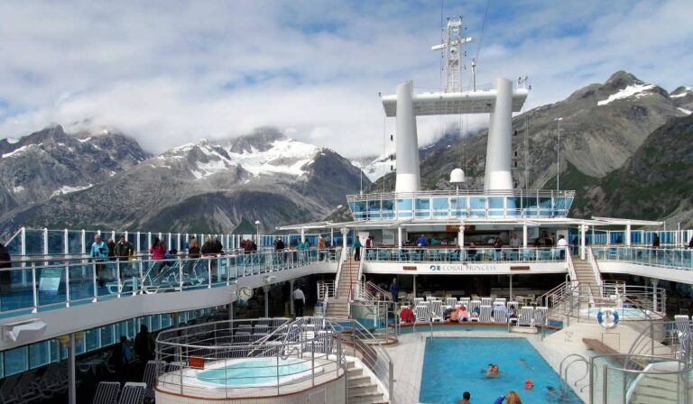 Princess ship cruising Alaska