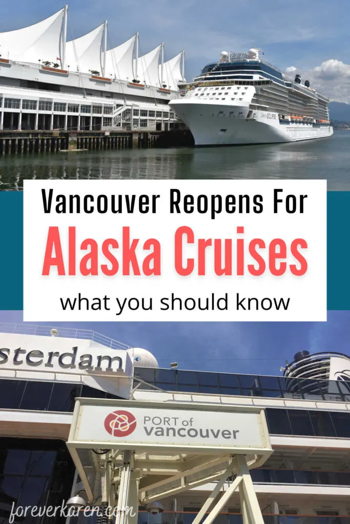 After two and a half years of being closed to cruise ships, the Vancouver cruise terminal welcomes vessels for the 2022 Alaska cruise season. How have things changed? What are the requirements to board a ship in Vancouver? Read my tips on what to expect on embarkation day and on your cruise.