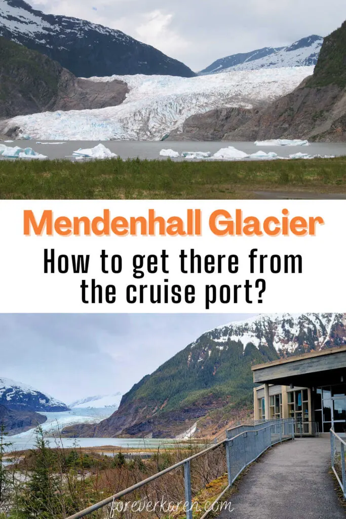 juneau alaska cruise port to mendenhall glacier