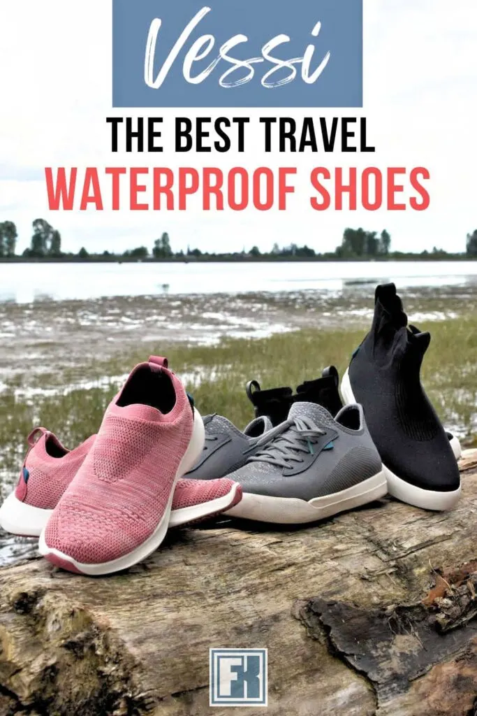 A selection of Vessi waterproof shoes