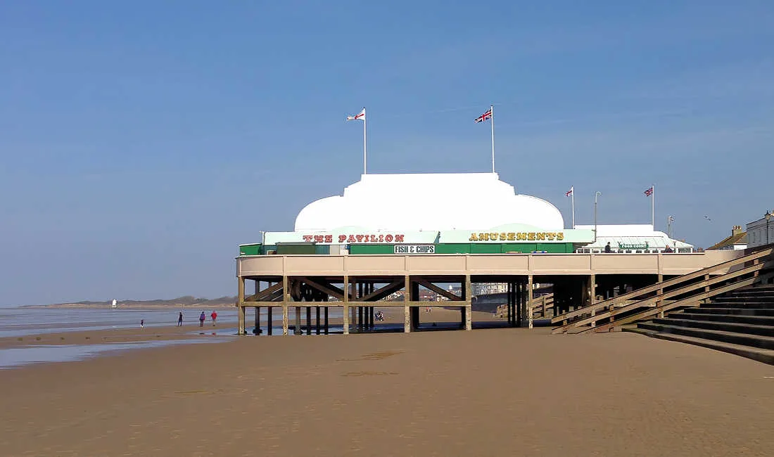 Burham Pier in Burham-on-Sea