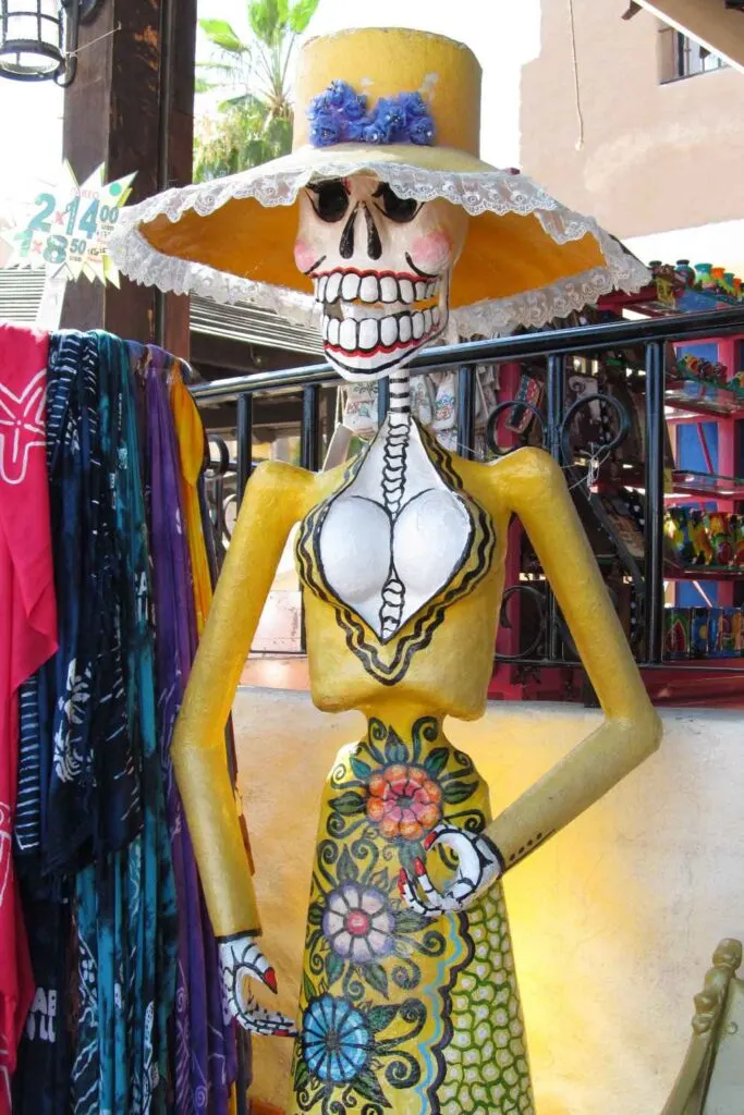 The Day of the Dead souvenirs are popular in Mexico