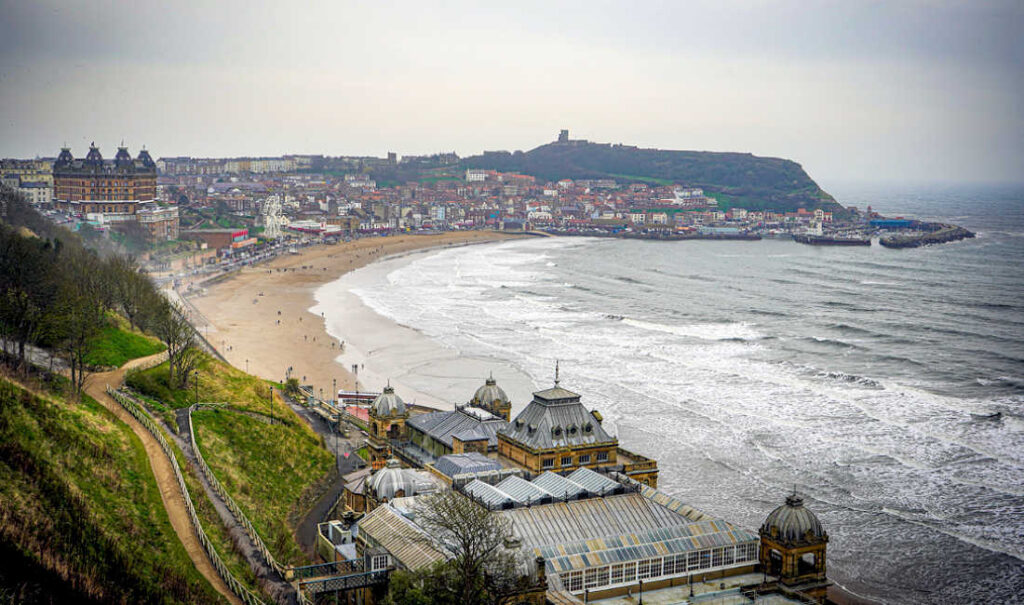 Scarborough on the North Yorkshire coast in England