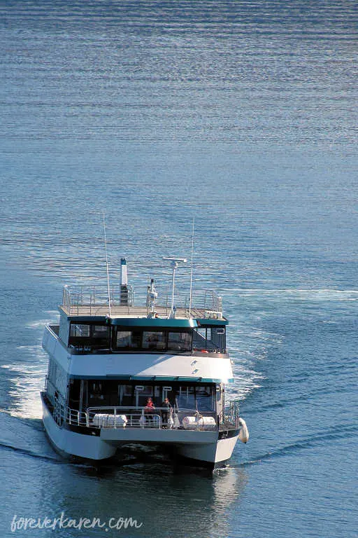 The Tracy Arm Fjord and Glacier Explorer vessel