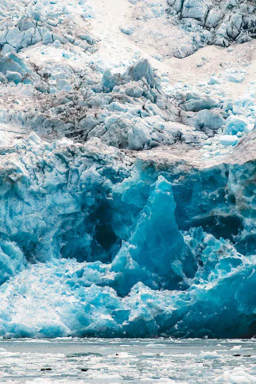 South Sawyer Glacier blue ice