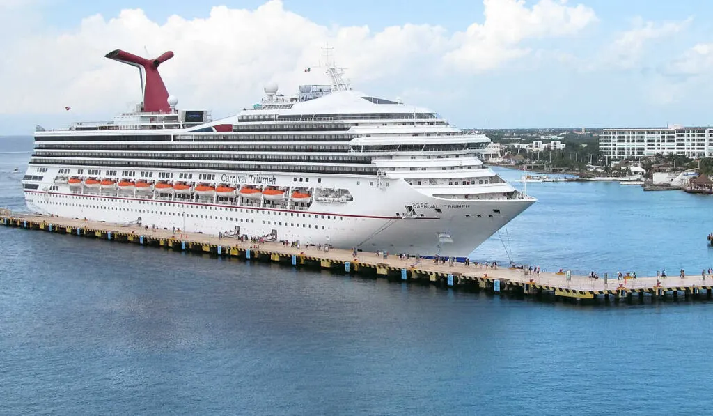 Carnival Triumph docked in Cozumel, Mexico