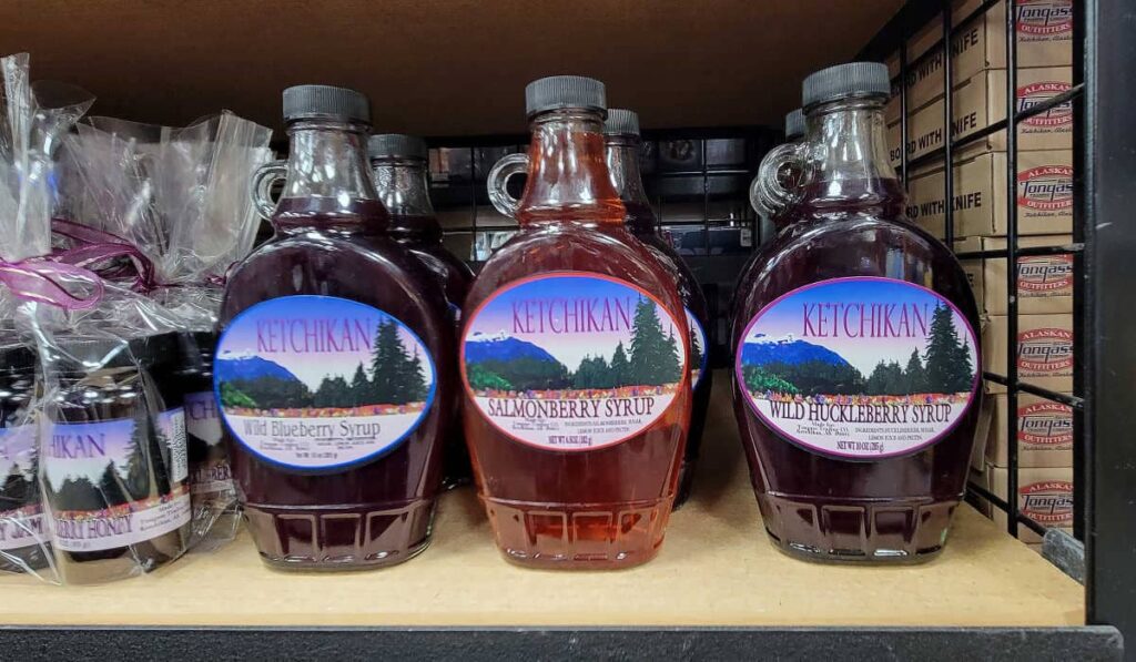 Flavored Alaska syrups