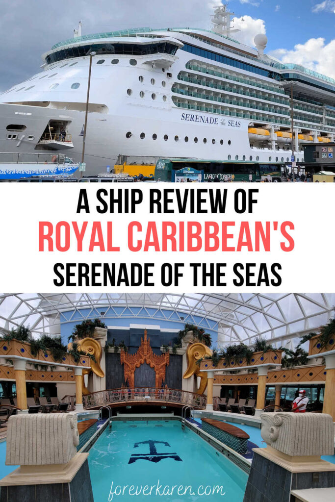 Serenade of the Seas cruise ship and Lido pool