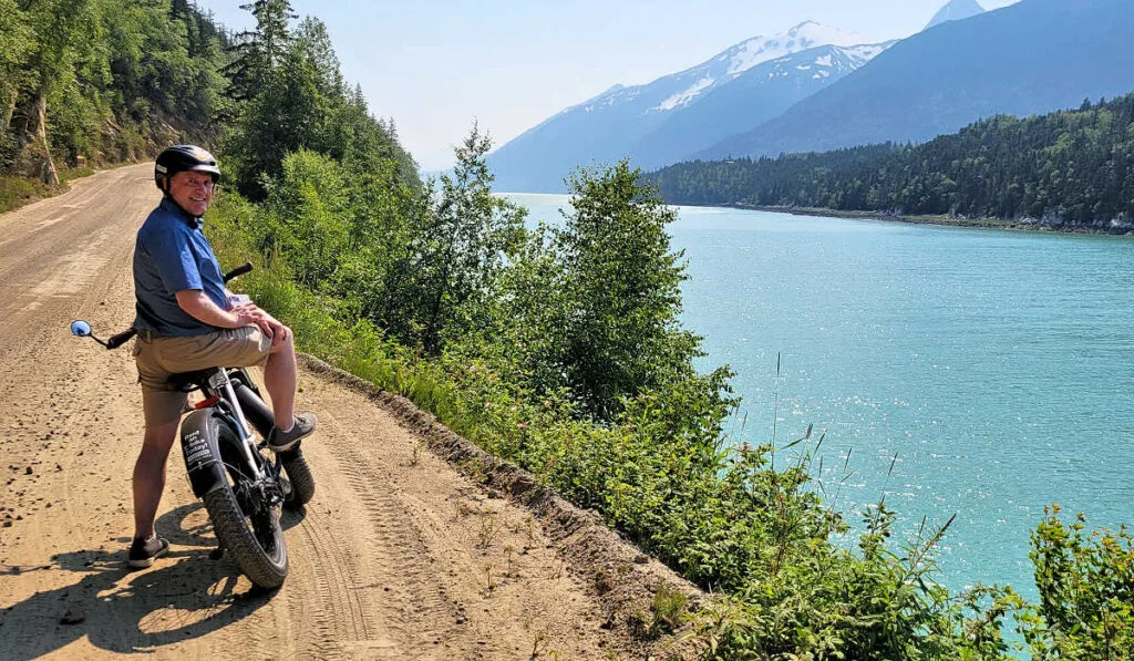 Views of Nakhu Bay from the Dyea dirt road