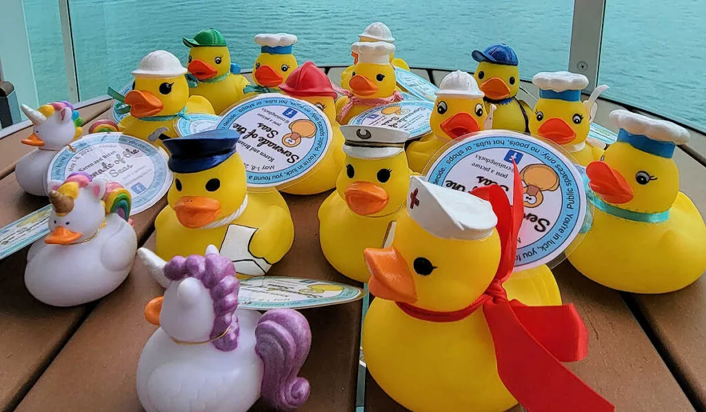 Duck Tags, Cruising Rubber Duck Tag, Scratch Off Duck