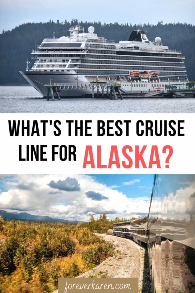The Viking Orion in Alaska and the domed railway cars traveling from Anchorage to Denali