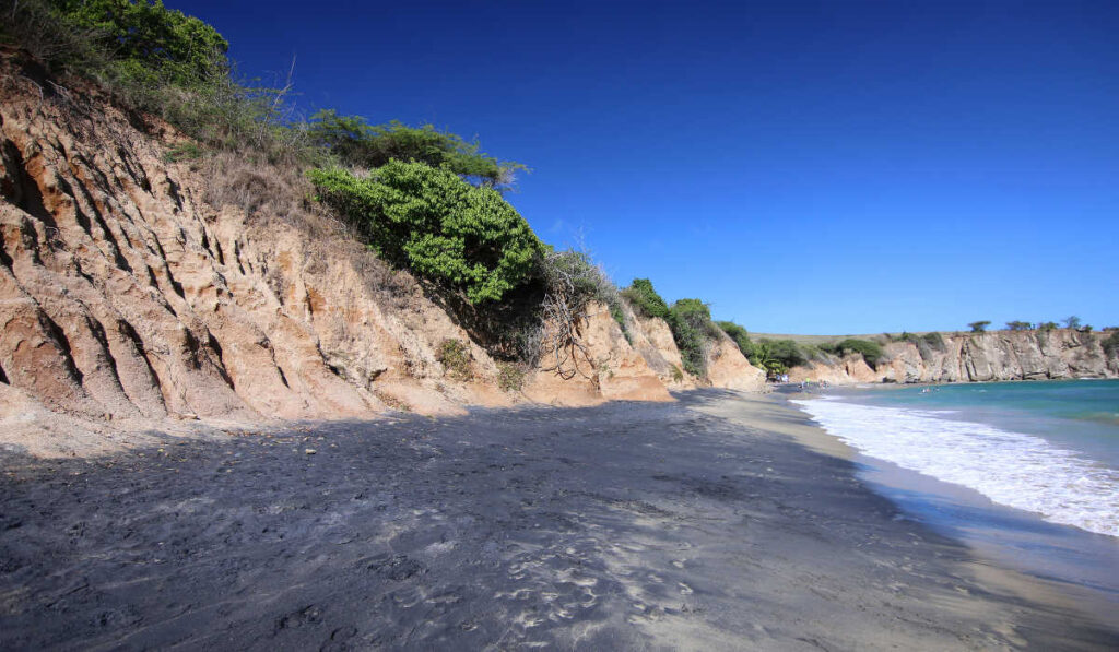 Black sand beach (Playa Negra) Vieques, Puerto Rico