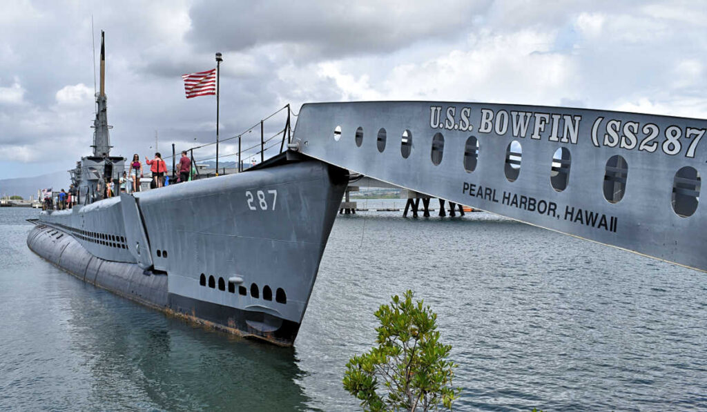 USS Bowfin submarine at Pearl Harbor, Oahu