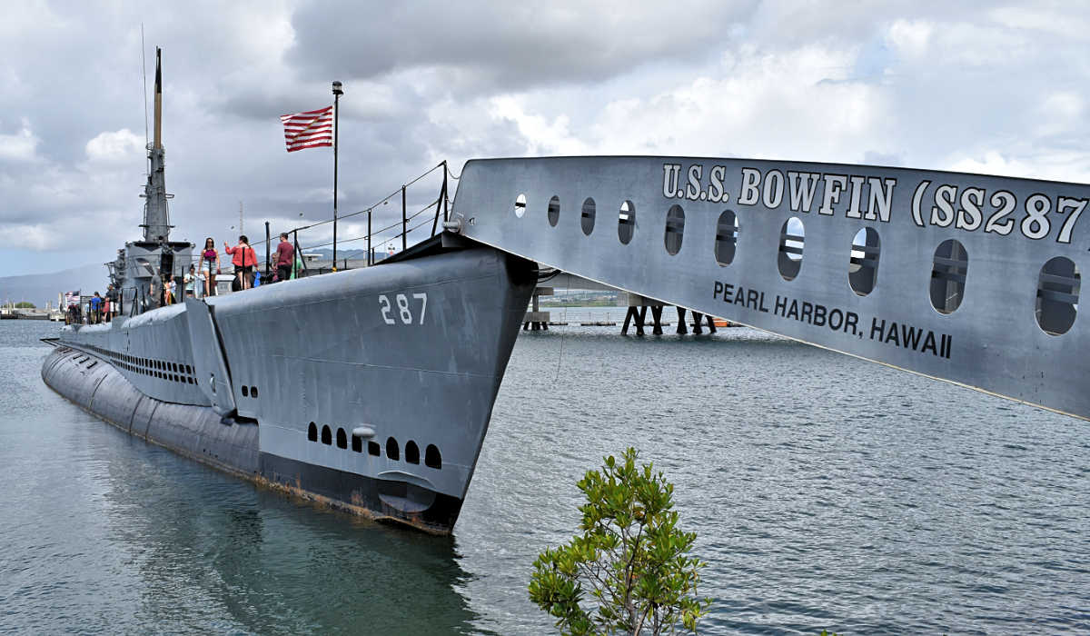 USS Bowfin submarine at Pearl Harbor, Oahu