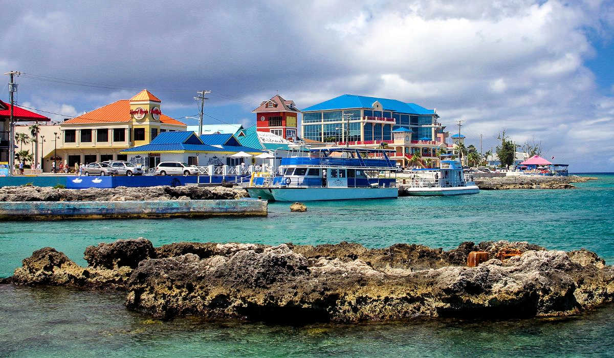 The waterfront of Grand Cayman