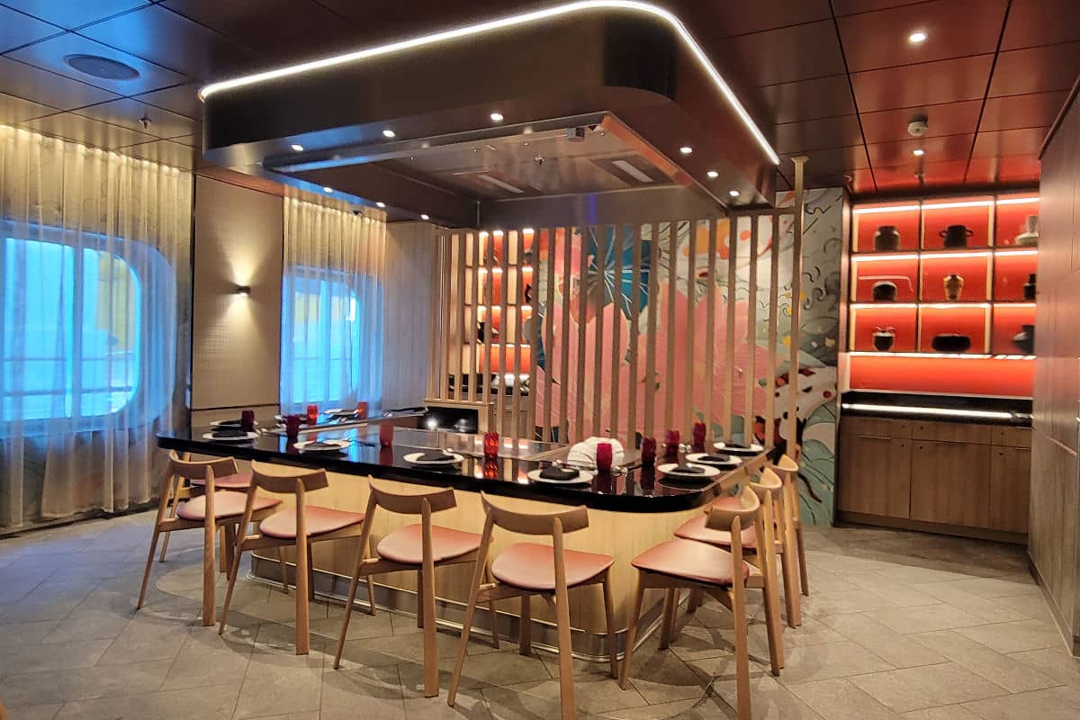 Izumi Teppanyaki on Ovation of the Seas