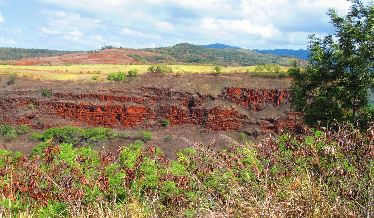 Kauai's red dirt