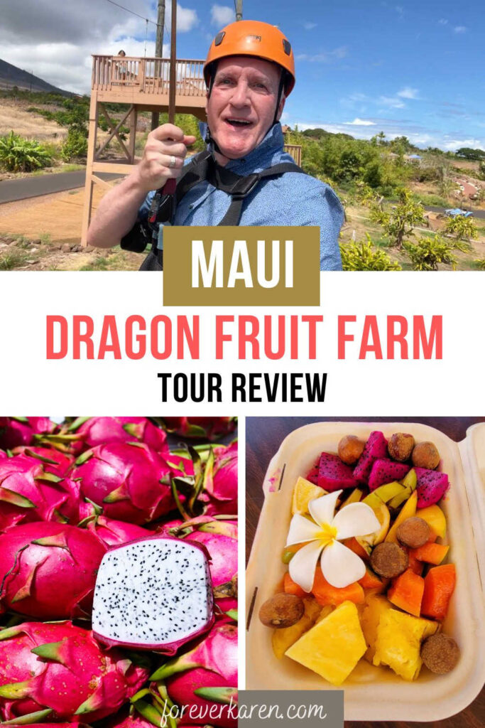 Zip lining, dragon fruit and exotic fruit at the Maui Dragon Fruit Farm