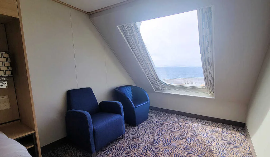 Royal Caribbean's ocean view alcove