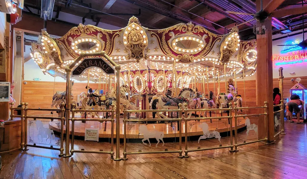 Pier 57 historic carousel