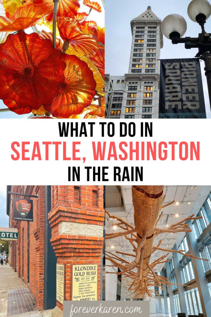 Seattle's Chihuly glassworks and the Klondike Gold Rush museum in Pioneer Square
