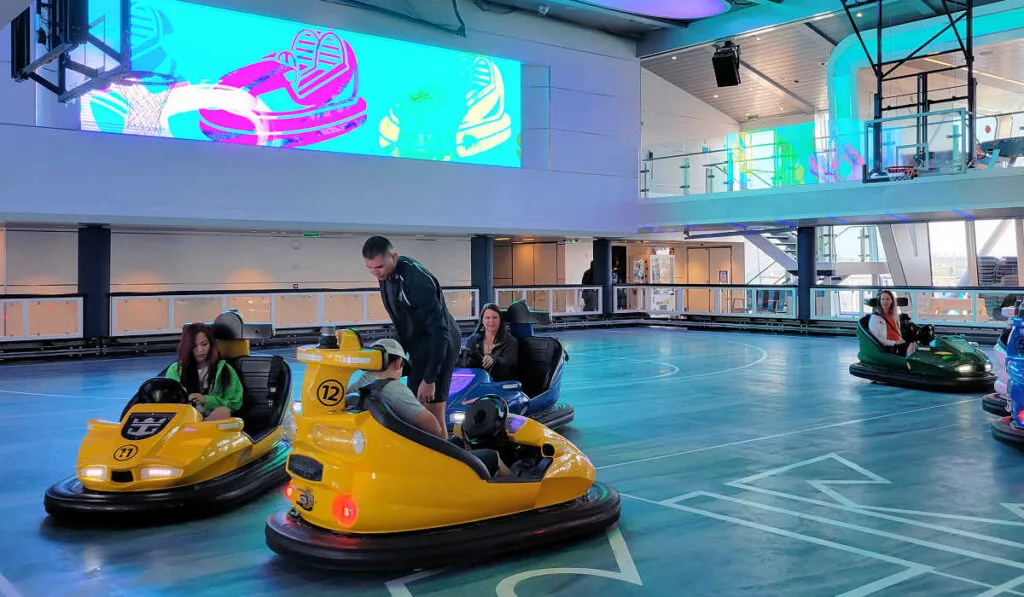 Ovation of the Seas Sea Plex bumper cars